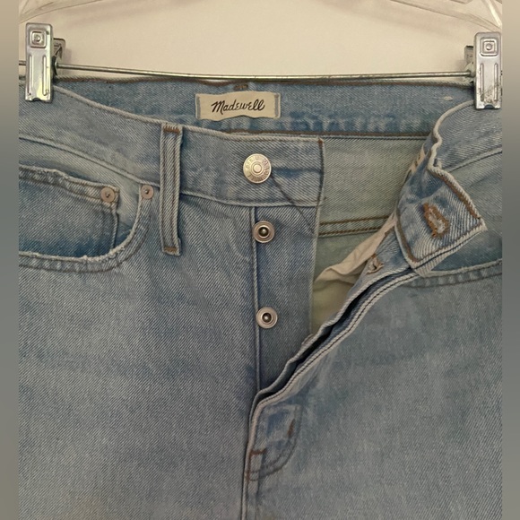 Madewell Full Length Classic Straight Jeans Size 27 Button Fly - Picture 3 of 5